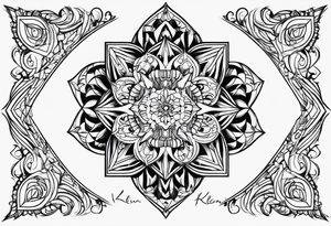 Tattoo with the name kelvin tattoo idea