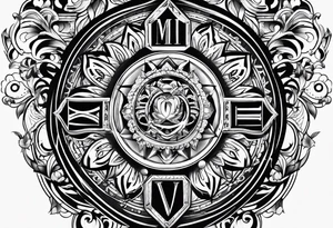 2014 on roman numerals tattoo idea