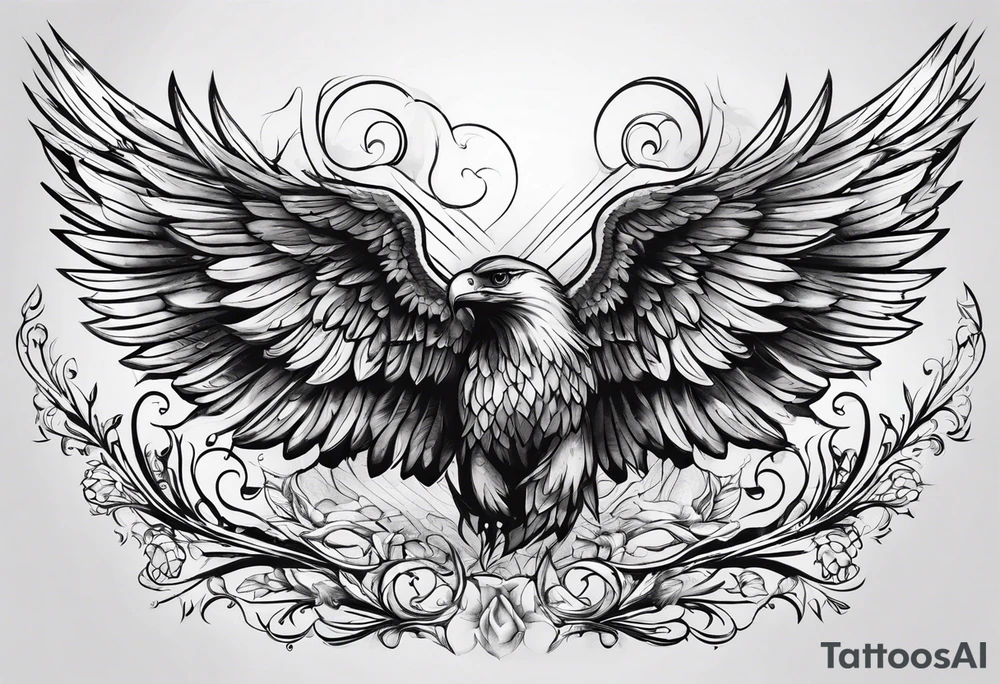 one day, i am going to grow wings tattoo idea