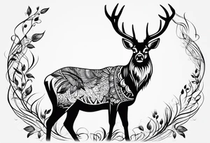 deer, tattoo idea