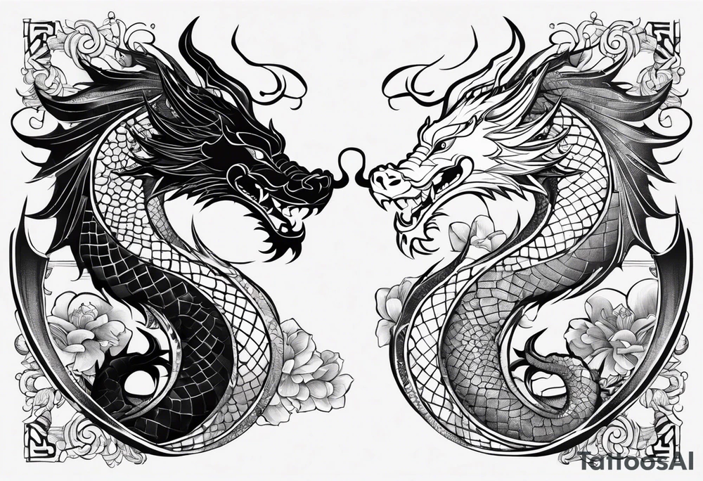 power of birth date: which is 18 of April, 1988 year of dragon. it should demonstrate сonfidence and determination, spiritual strength and growth. no vivid dragon tattoo idea