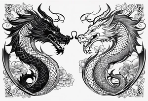 power of birth date: which is 18 of April, 1988 year of dragon. it should demonstrate сonfidence and determination, spiritual strength and growth. no vivid dragon tattoo idea