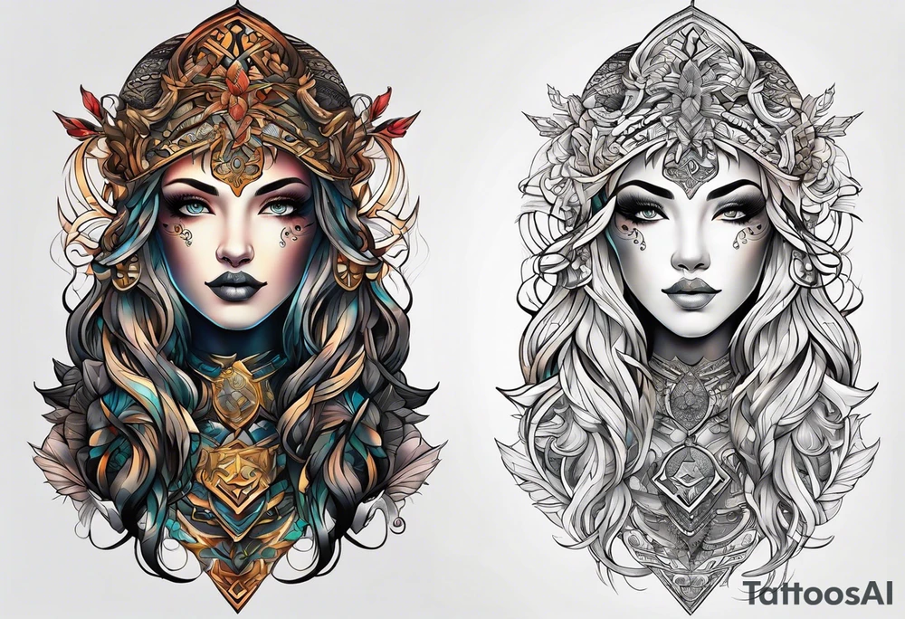 Gemini tattoo idea