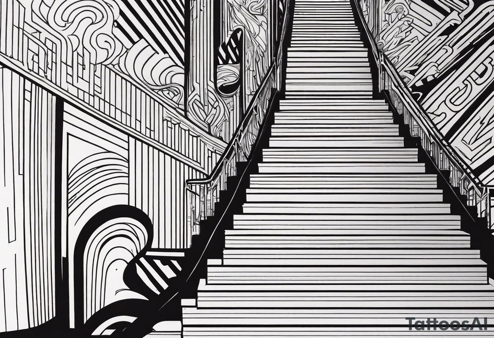 Valhalla stairs tattoo idea