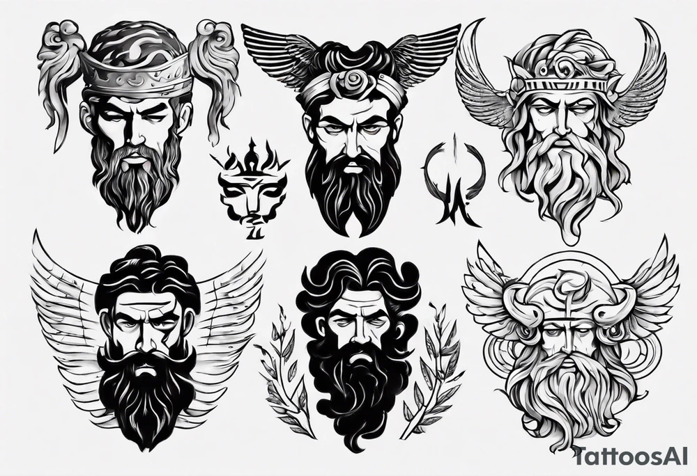 greek god tattoo idea