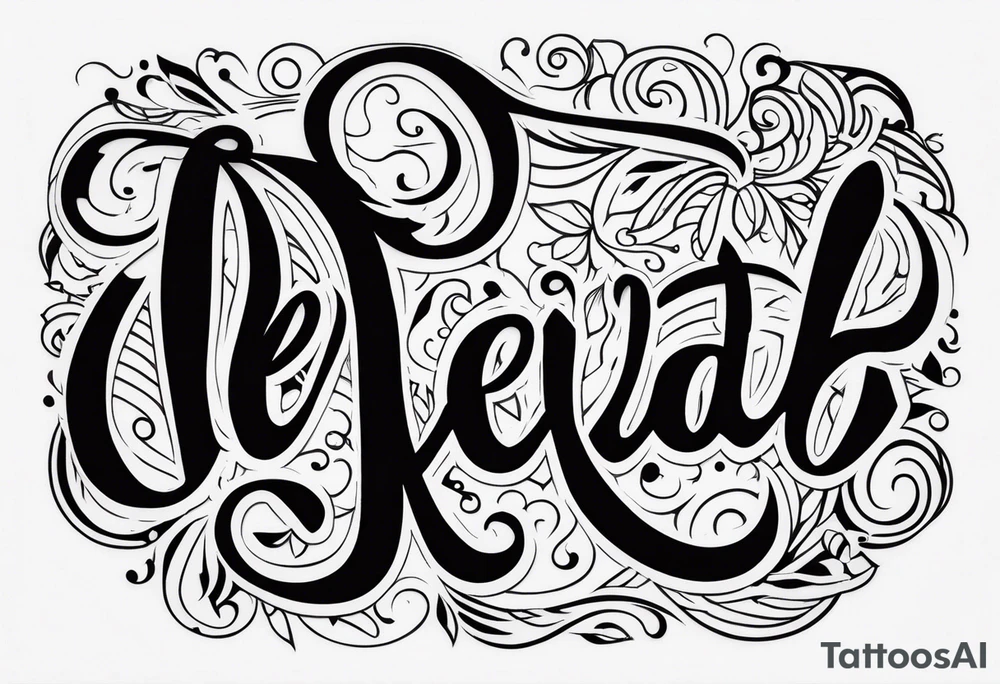 Nevaeh tattoo idea