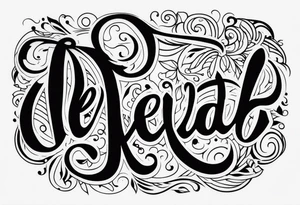Nevaeh tattoo idea