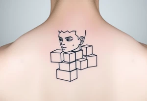 luca with building blocks tattoo idea