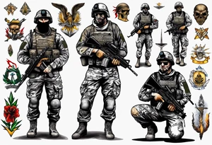 sas soldier tattoo idea