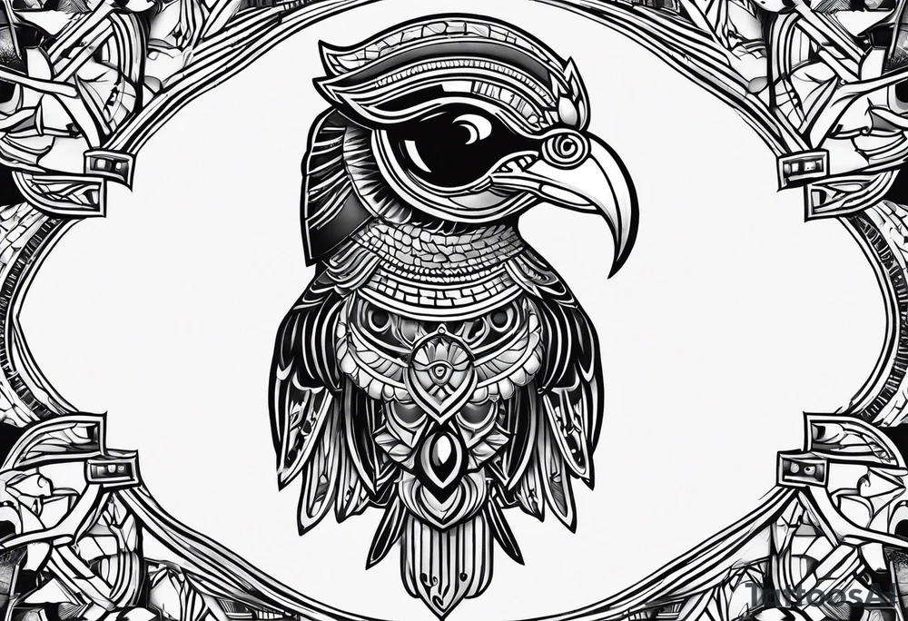 OLHO EGIPCIO ESQUERDO DE HORUS tattoo idea