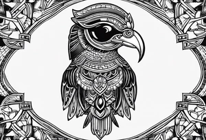 OLHO EGIPCIO ESQUERDO DE HORUS tattoo idea