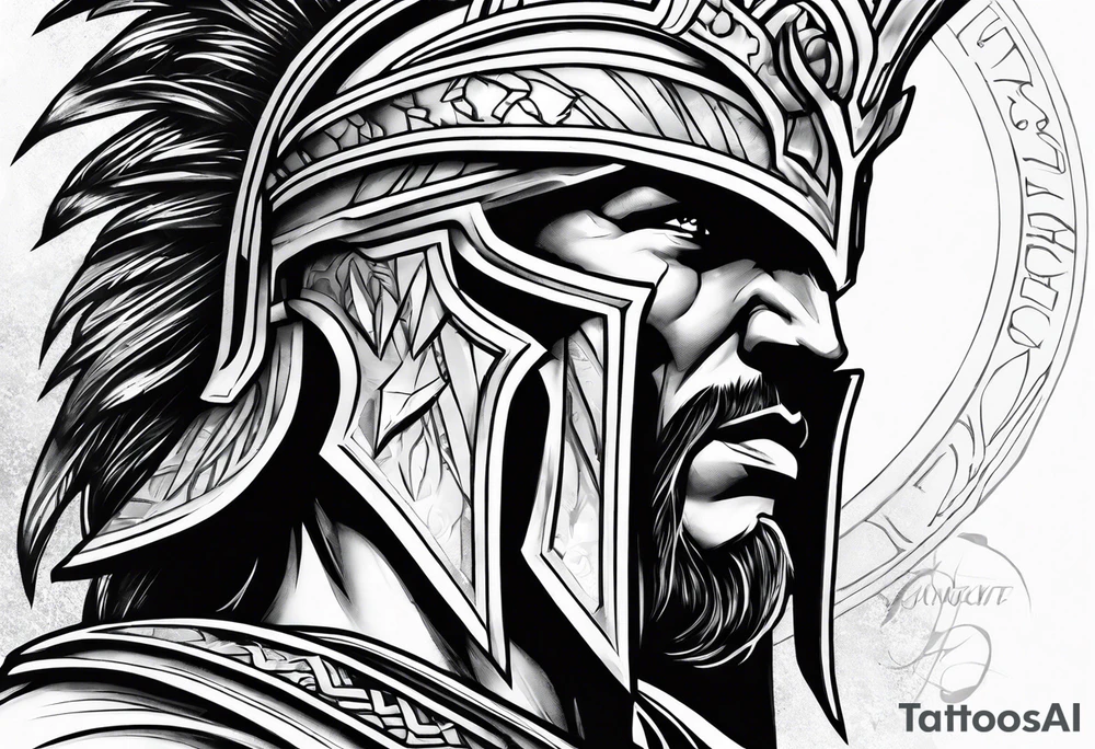 Spartan Greaves tattoo idea