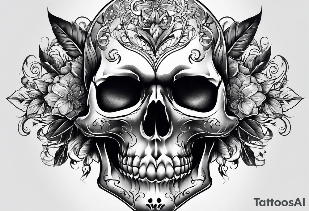 skull tattoo idea