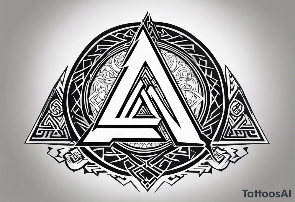 Valhalla fire
fog
Sword shield valknut tattoo idea