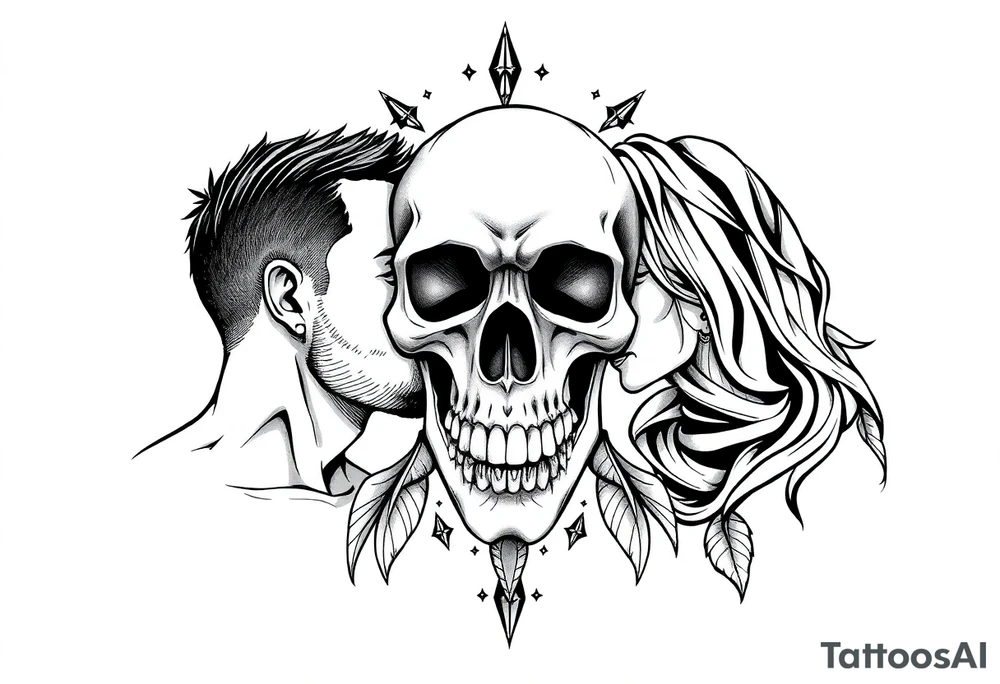 Family, brothers, skull, mom tattoo idea