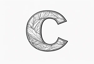 letter c tattoo idea