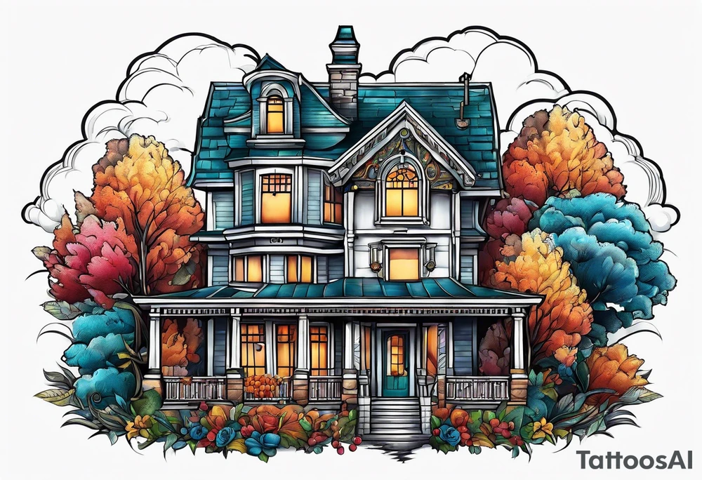 House tattoo idea