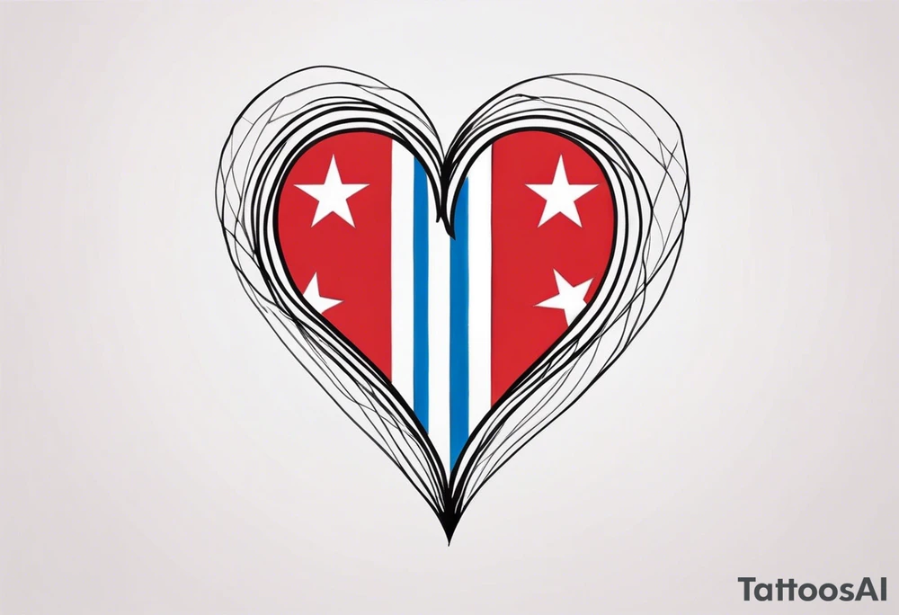 small tattoo
Arizona NYC & Cuba inside a heart tattoo idea