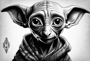 Dobby from harry potter tattoo idea