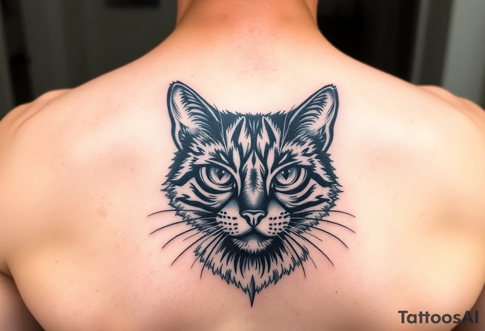 Black Cat tattoo idea