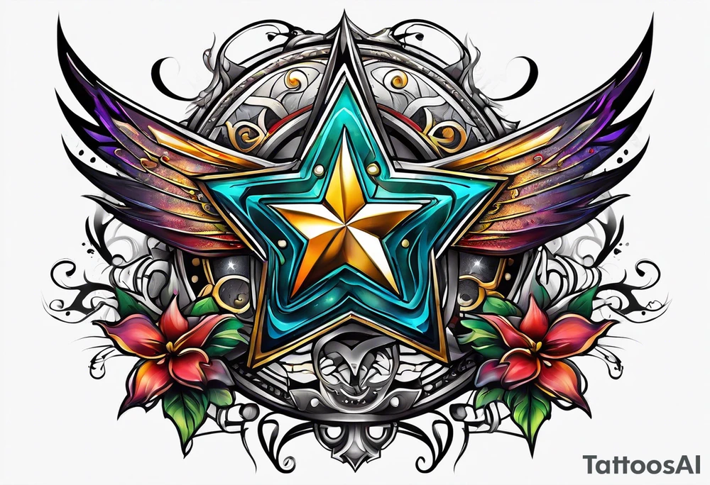 Star tattoo idea