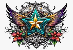 Star tattoo idea