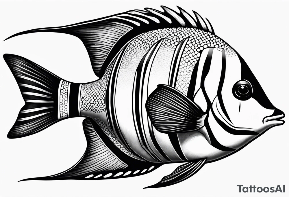 Moorish idol tattoo idea