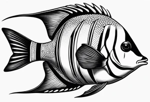 Moorish idol tattoo idea