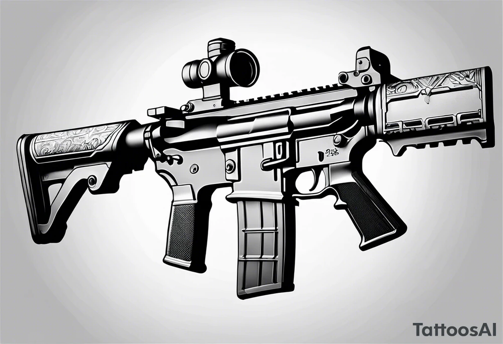 Ar 15 tattoo idea