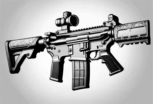 Ar 15 tattoo idea