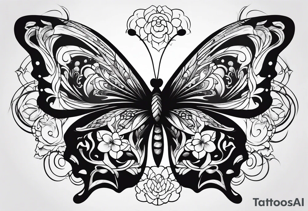 butterfly tattoo idea