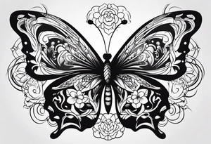 butterfly tattoo idea