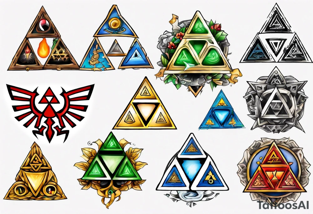 triforce tattoo idea