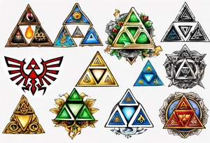 triforce tattoo idea