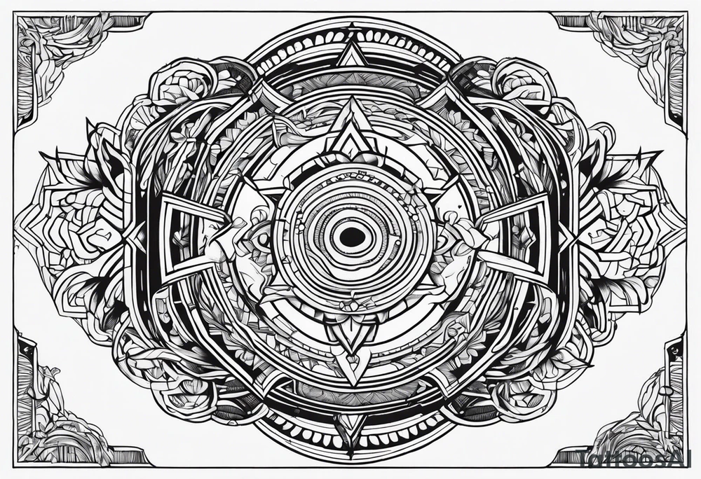 Meander tattoo idea