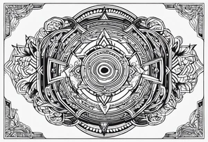 Meander tattoo idea