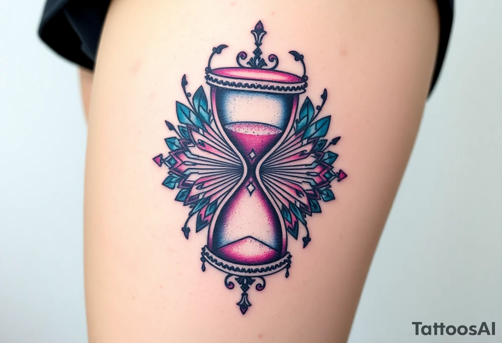 hourglass tattoo idea