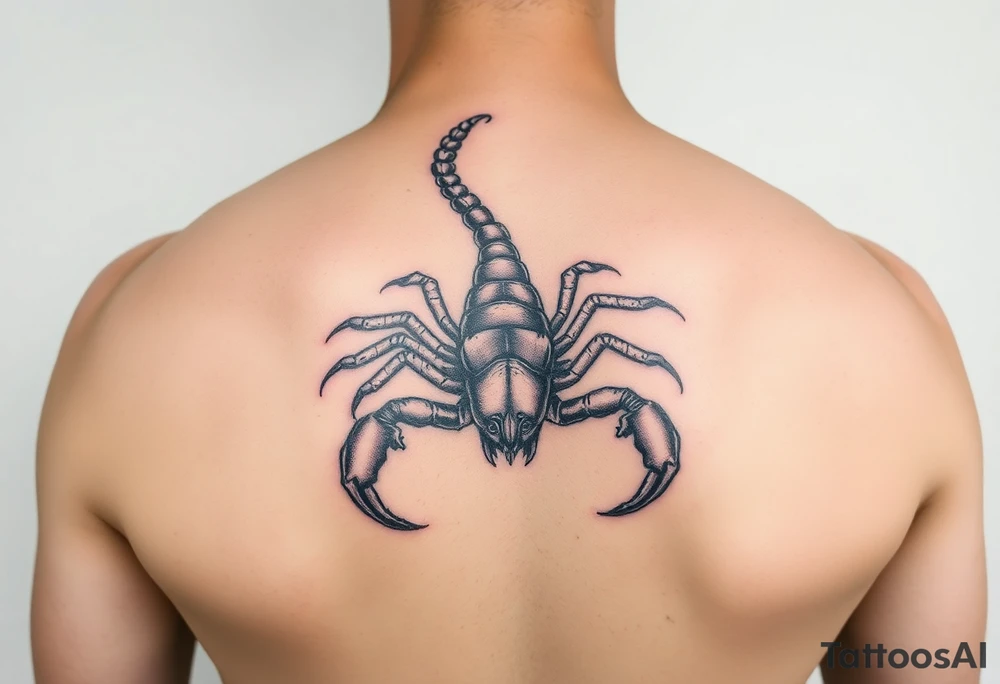 A mysterious scorpion tattoo idea