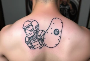 Gary and Avacato from Final Space tattoo idea