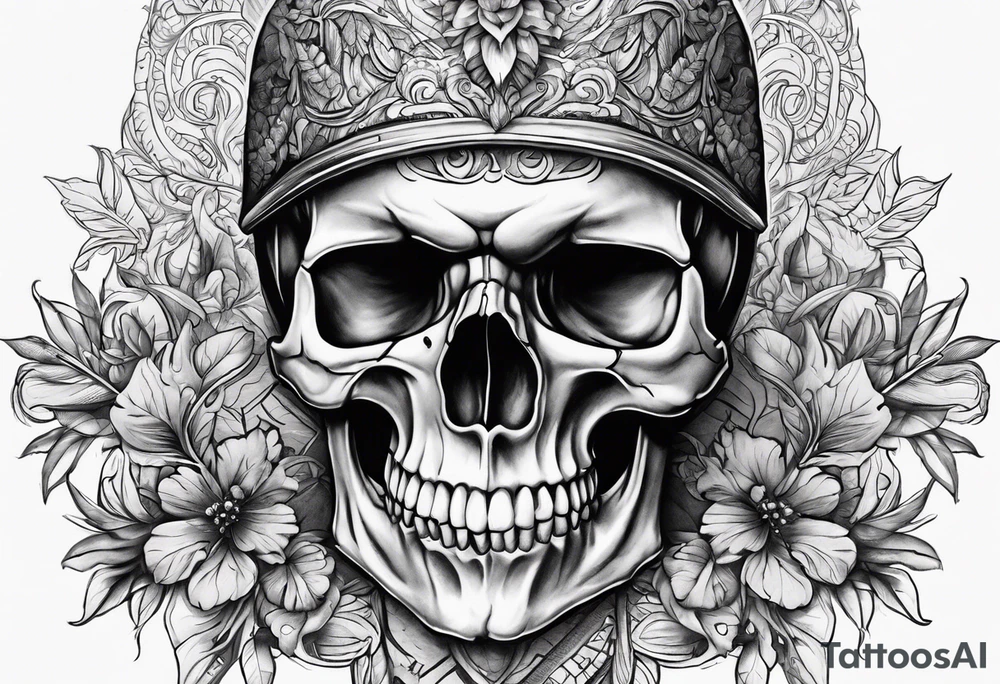 skull tattoo idea