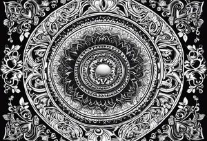 Tattoo ਨਿਰਭਉ ਨਿਰਵੈਰ written in Gurmukhi written text. tattoo idea