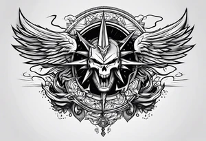 Lightning and thunder tattoo idea
