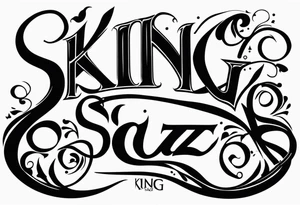 King Saez across the back tattoo idea