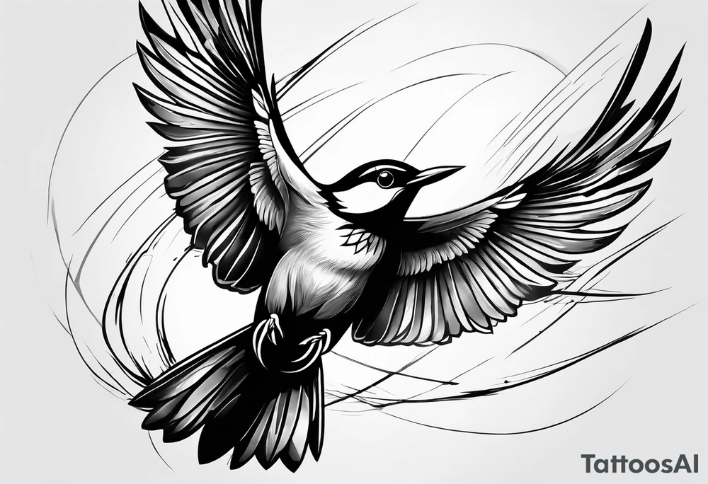 Birds in Flight tattoo idea