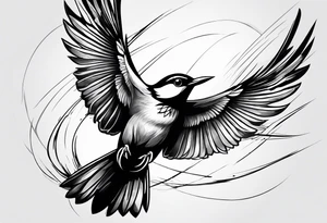 Birds in Flight tattoo idea