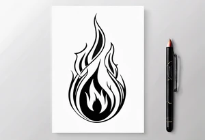 Fire tattoo idea