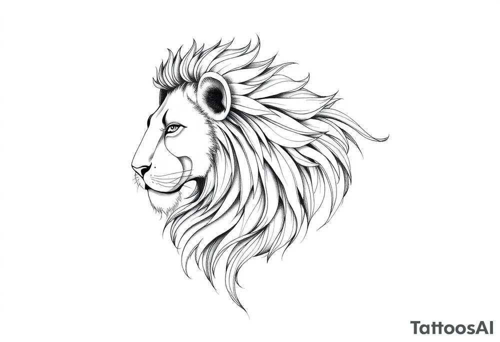 Mom lion tattoo idea