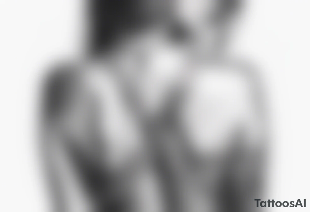 female arms tied behind her back close-up tattoo idea