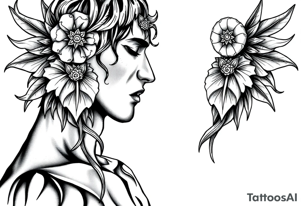 Reincarnation lust,sexy men tattoo idea