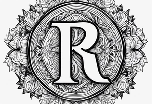R G initial tattoo idea